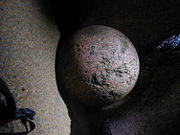 A nearly perfect sphere of granite, in Trégastel, Brittany.