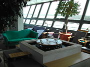 The British AirwaysTerraces lounge in Berlin, Germany.