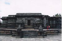 Chennakesava Temple, Belur, Rear view.