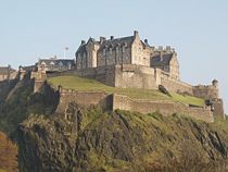Edinburgh Castle, as viewed from Princes St.