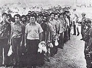 Greek Cypriot prisoners taken to Adana camps Turkey.