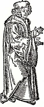 Reuchlin in the garb of a teacher.