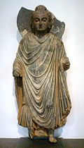 Standing Buddha, Gandhara, first century.