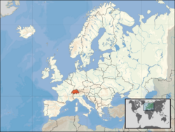 Location of Switzerland