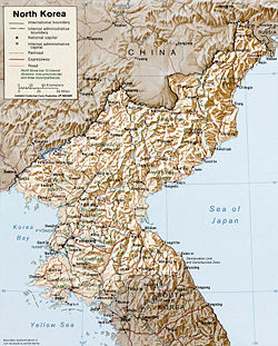 North Korea 1996 Map