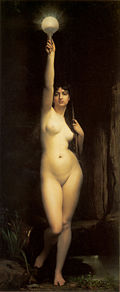 La Vérité ("Truth") by Jules Joseph Lefebvre 1870. Oil on canvas