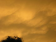 Colorful cloud formation.