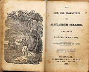 An 1835 book inspired by Selkirk's life.