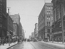 Walnut St., Downtown Kansas City, Mo. 1906