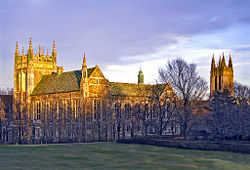 Collegiate Gothic buildings of Boston College.
