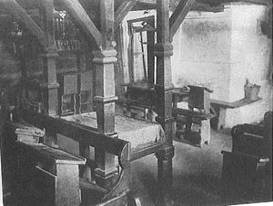 Internal view of the Baal Shem Tov's synagogue