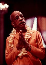 Swami Prabhupada, founder of the American movement for "Khrisha Consciousness."