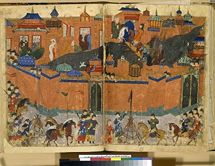 Hulagu's army attacks Baghdad.