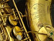 Saxophone keys.