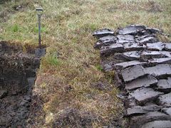 Peat in Lewis, Scotland