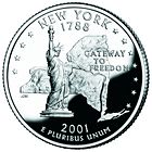 New York state quarter.