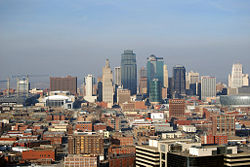 Kansas City Skyline from Liberty Memorial