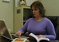 Laura Brooks, Editor and Writer liaison and NWE software trainer