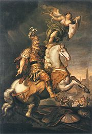Jan III Sobieski at the Battle of Vienna.