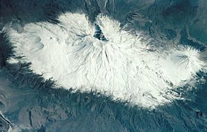 For centuries, Mount Ararat (pictured here) has been searched for remains of Noah's ark. Recently Mount Sabalan in Iran, over 300 km (200 miles) away, has been under investigation.