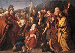 Maccabees persecuted by the Greeks: The Maccabees were originally greeted as heroes by pious Jews, but their descendants, the Hasmoneans, were seen as corrupted by luxury and too amenable to Roman cultural influence.