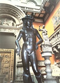 Donatello's bronze life-sized David