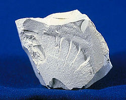 A sample of kaolin, a phyllosilicate