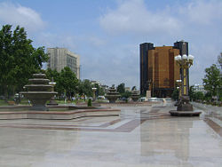 The National Bank of Azerbaijan in Baku.