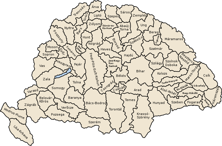 Image:Kingdom of Hungary counties.svg