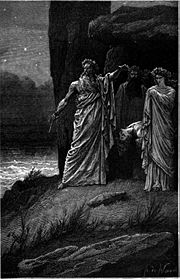 Artist's conception of a Druid and his student