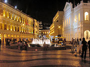 The square at night