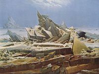The Sea of Ice, 1824 (mistakenly known as The Wreck of the Hope, which was destroyed in twentieth century)