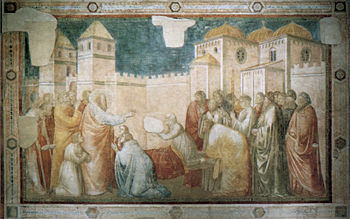 Giotto's version of the resurrection of Drusiana