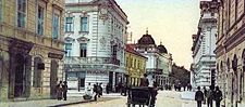 Knez Mihailova street at the beginning of the twentieth century