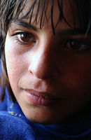 A young Pashtun woman in Afghanistan.
