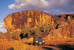 Gunbalanya, driving near Red Lily Lagoon