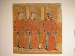 Wall painting of Uyghur Princes