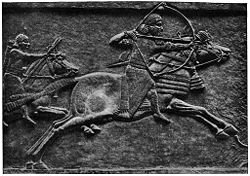 Assurbanipal hunting, from his palace at Nineveh