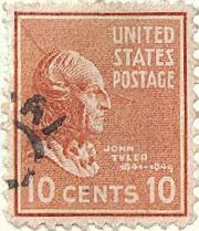 Tyler postage stamp