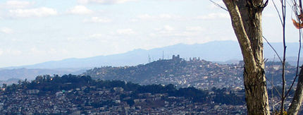 Antananarivo seen from the North-East.