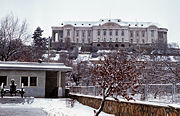 The HQ of the Soviet 40th Army in Kabul, 1987. Before the deployment it was the Tajbeg Palace, where Amin was killed. Photo by Mikhail Evstafiev