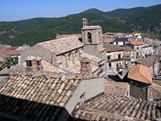 The town of San Giovanni in Fiore, where Joachim founded a Cistercian abbey late in his life.