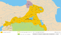 The Kingdom of Urartu during the time of Sarduris II in 743 B.C.E.