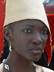 Congolese woman in Brazzaville, 2006.