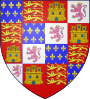 Coat of arms of John of Gaunt with lilies of France and the lions of England