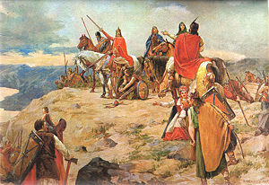 Oton Iveković, The Croats arrival at the Adriatic Sea