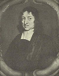 Engraving of Whichcote from the frontispiece to Select Sermons.