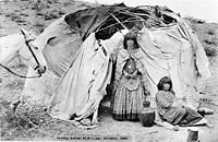 Apache wickiup 1880.