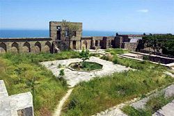 View on the Caspian Sea.