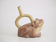 Moche Frog, 200 C.E. Larco Museum Collection Lima, Peru.